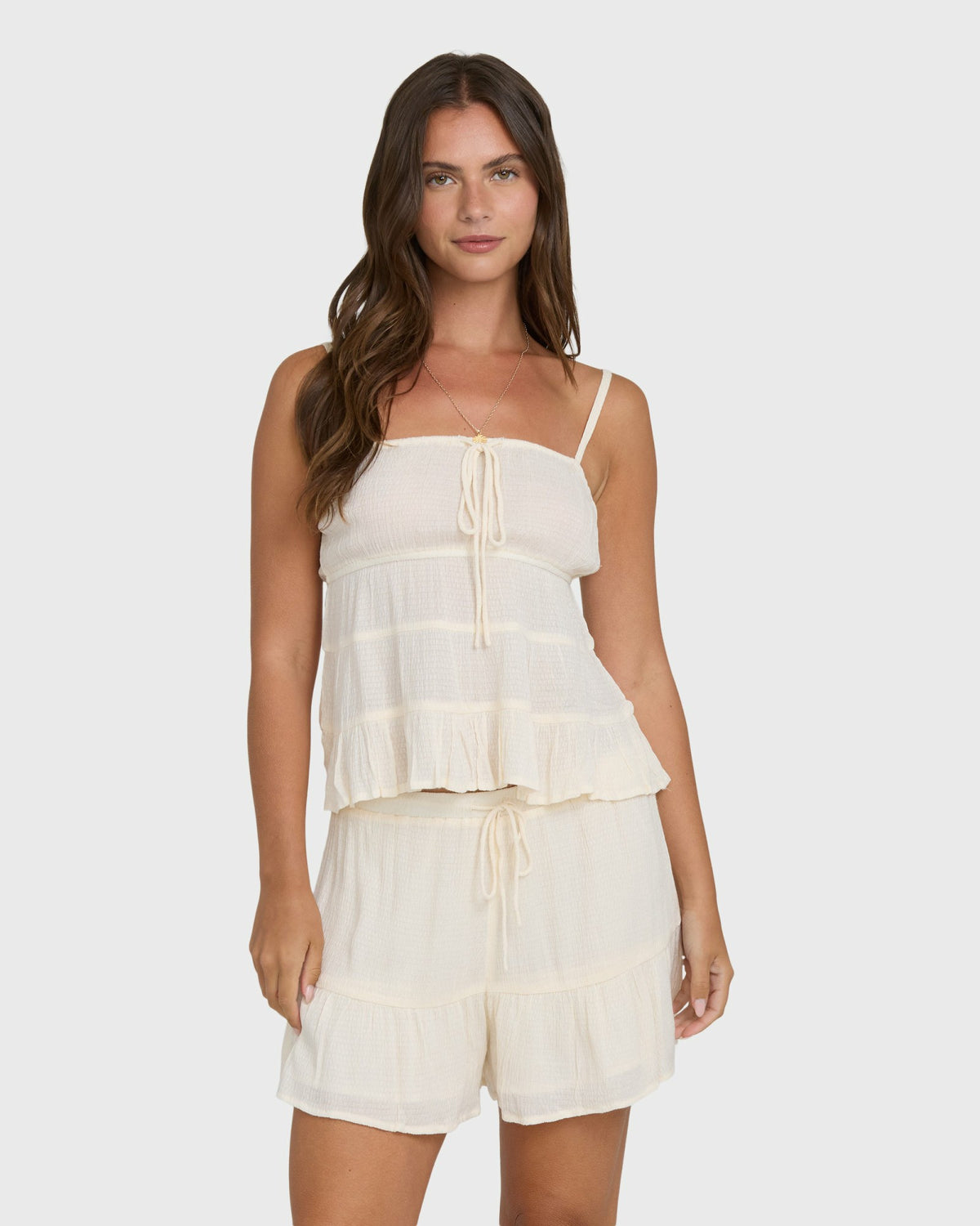 Billabong Women's Sol Mate Tank Top - White Cap