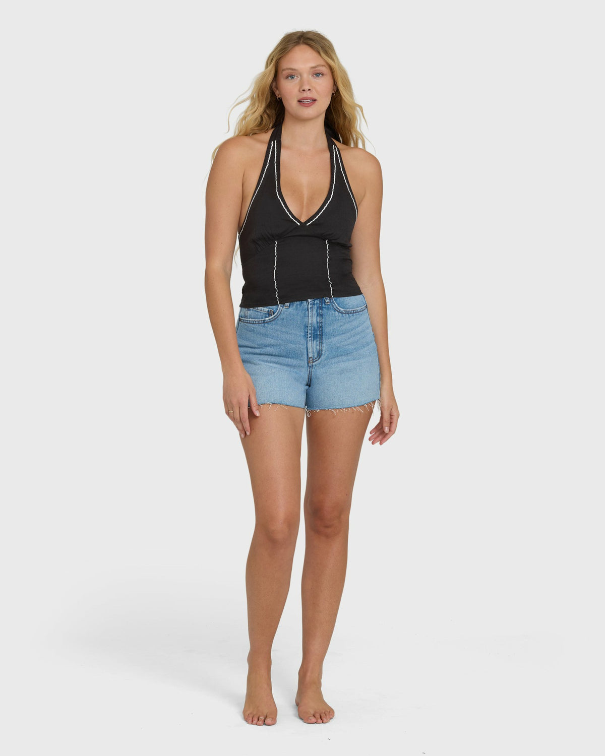 Billabong Women's Sunny Sometimes Solid Tank Top - Black Sands