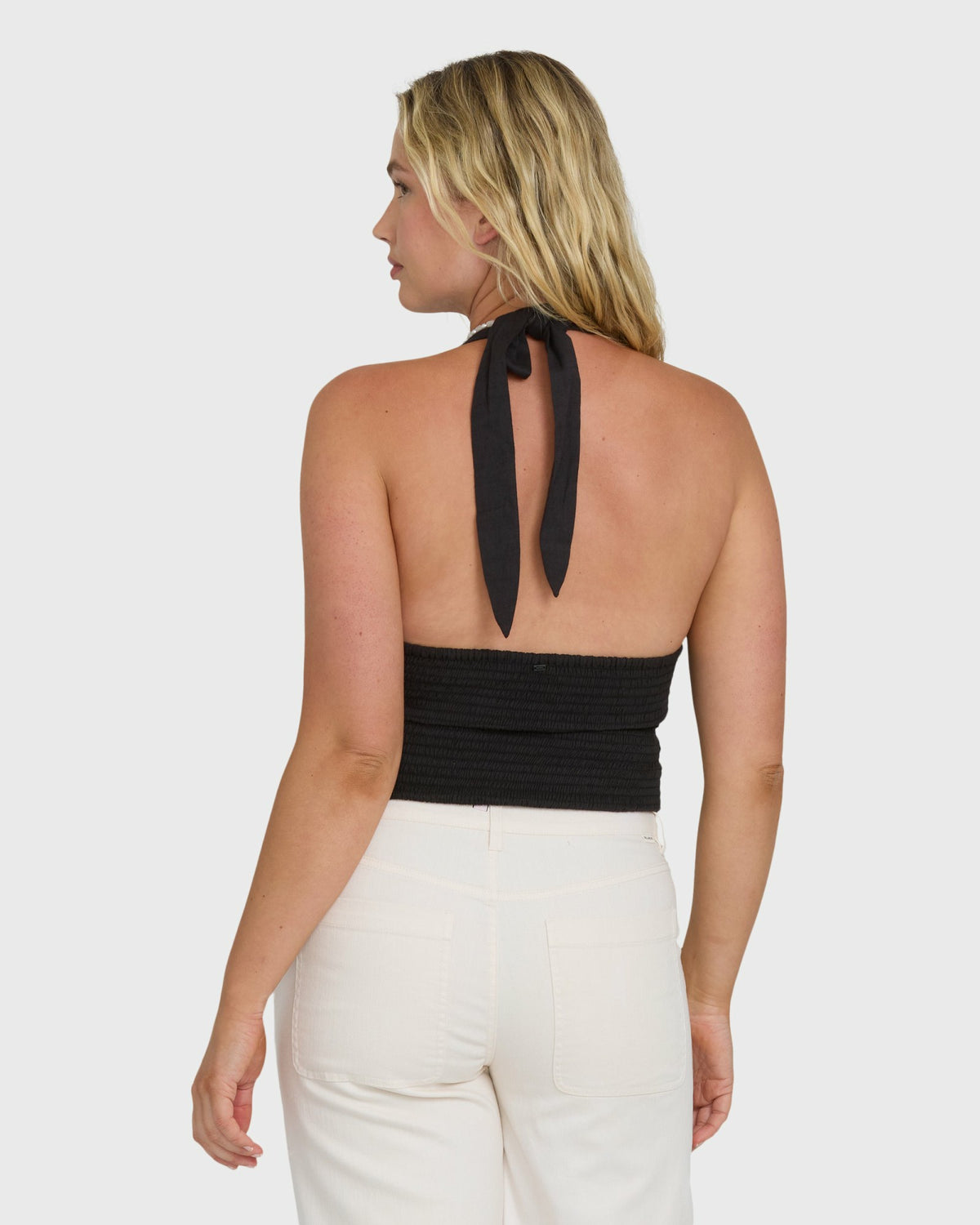 Billabong Women's Sunny Sometimes Solid Tank Top - Black Sands