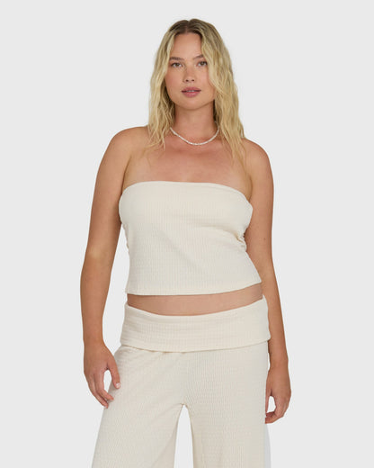 Billabong Women's Sweet Coast Tube Top - White Cap