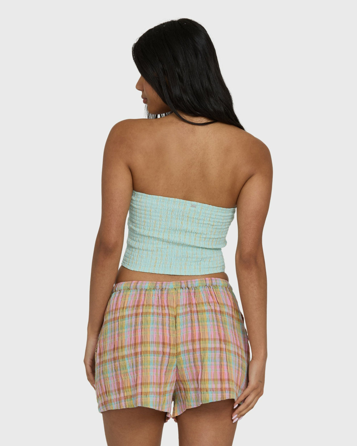 Billabong Women's Sweet Check Woven Shorts - Party Pink