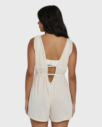 Billabong Women's Golden Sun Romper - White Cap