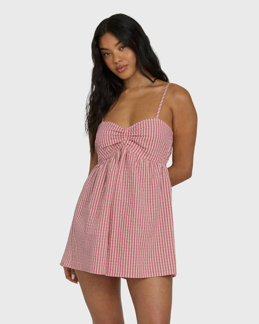 Billabong Women's Star Glow Romper - Pink Sunset