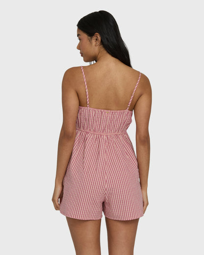 Billabong Women's Star Glow Romper - Pink Sunset