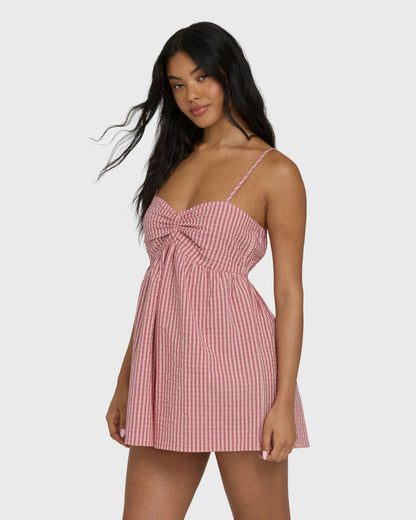Billabong Women's Star Glow Romper - Pink Sunset