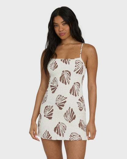 Billabong Women's So Bright Mini Dress - Salt Crystal