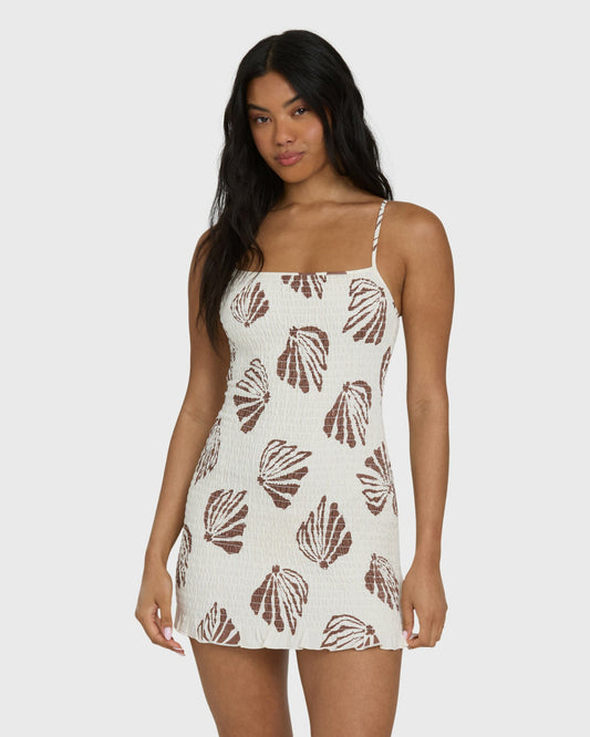 Billabong Women's So Bright Mini Dress - Salt Crystal