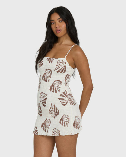 Billabong Women's So Bright Mini Dress - Salt Crystal