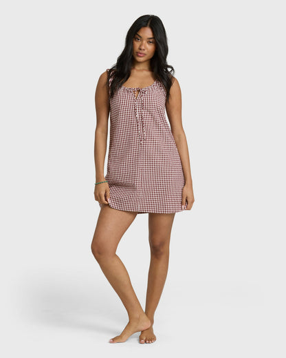 Billabong Women's Sweet As Ever Dress - Red Dahlia