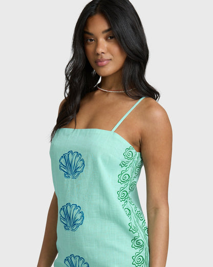 Billabong Women's Sun Rays Mini Dress - Pool Blue