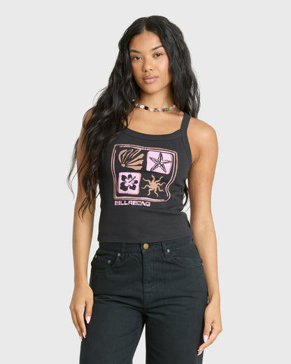 Billabong Women's Day Trip Forever Tank Top - Black Sands
