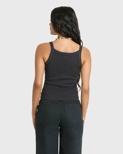 Billabong Women's Day Trip Forever Tank Top - Black Sands