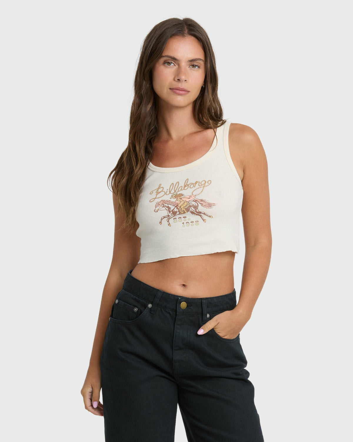 Billabong Women's Outpost Ritual Tank Top - White Cap