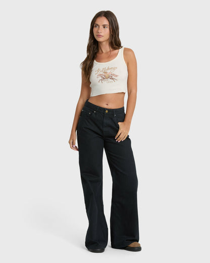 Billabong Women's Outpost Ritual Tank Top - White Cap