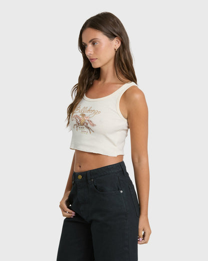 Billabong Women's Outpost Ritual Tank Top - White Cap