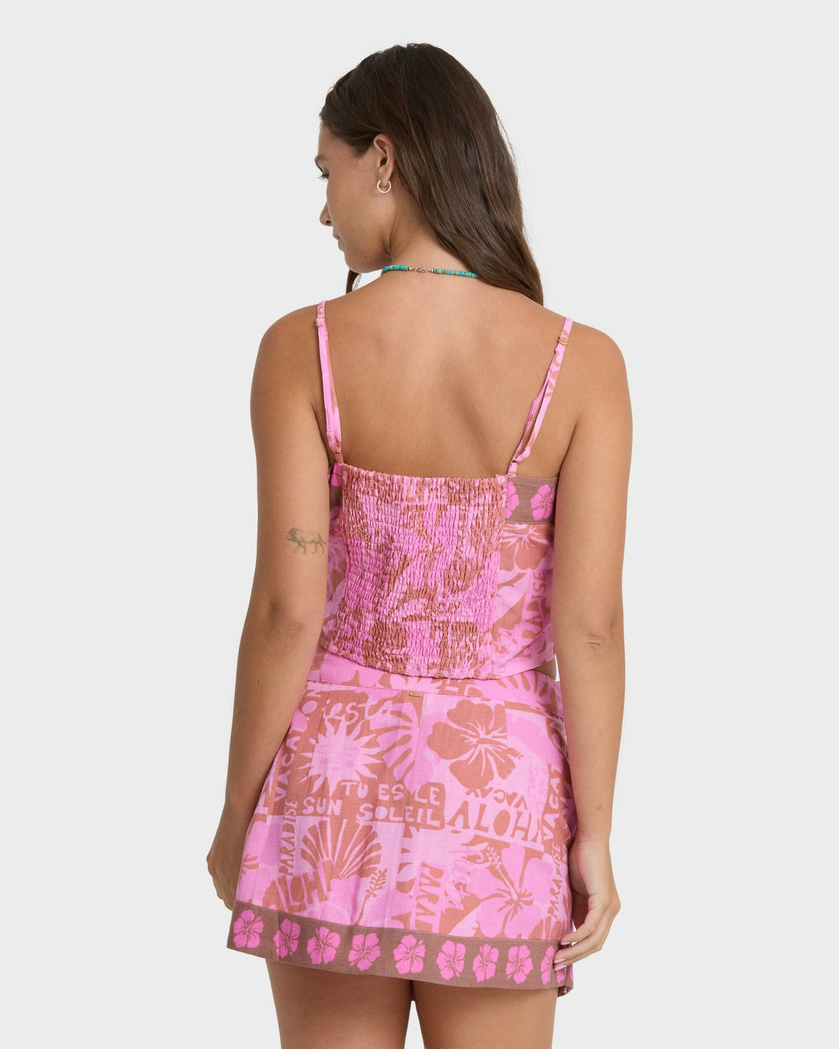 Billabong Women's Sun Faded Tank Top - Party Pink