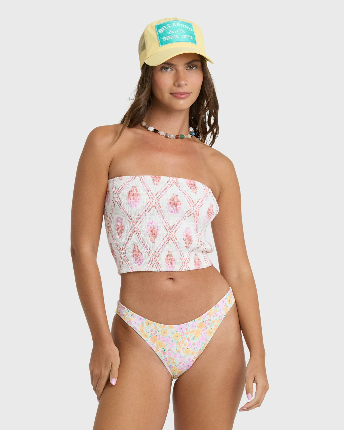 Billabong Women's Keep It Simple Shell Ya Later Tube Top - Salt Crystal