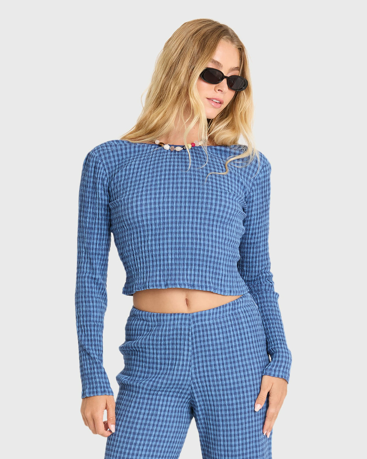 Billabong Women's Twilight Dreamer Long Sleeve Woven Shirt - True Navy