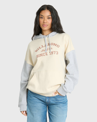 Billabong Women's Gold Coast Pullover Hoodie - Salt Crystal