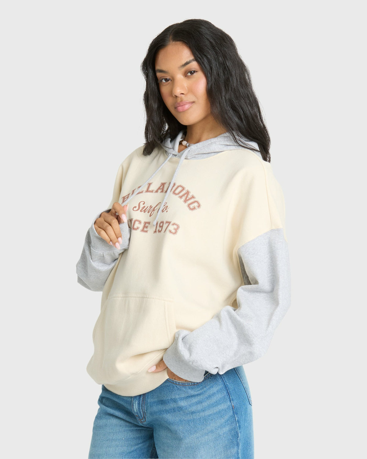 Billabong Women's Gold Coast Pullover Hoodie - Salt Crystal
