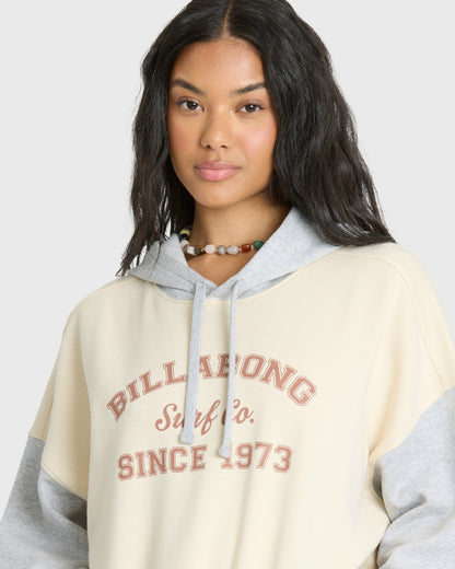 Billabong Women's Gold Coast Pullover Hoodie - Salt Crystal