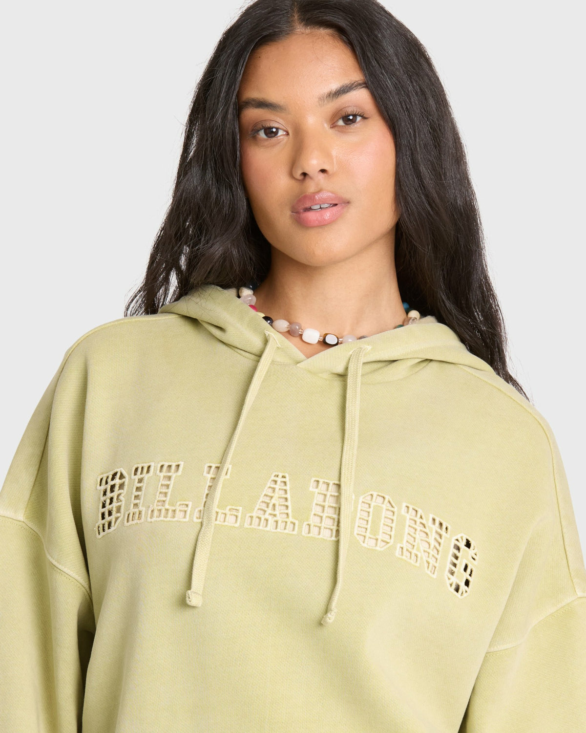 Billabong Women's Forever Young Pullover Hoodie - Smoke Green
