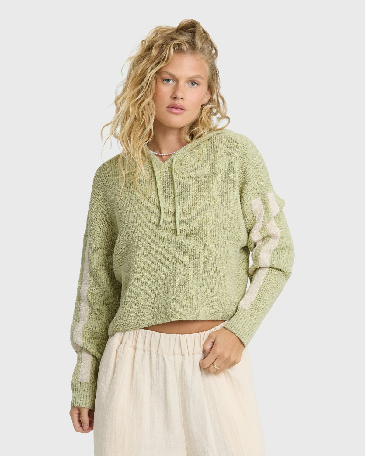Billabong Women's Dawn Pullover Hoodie - Smoke Green