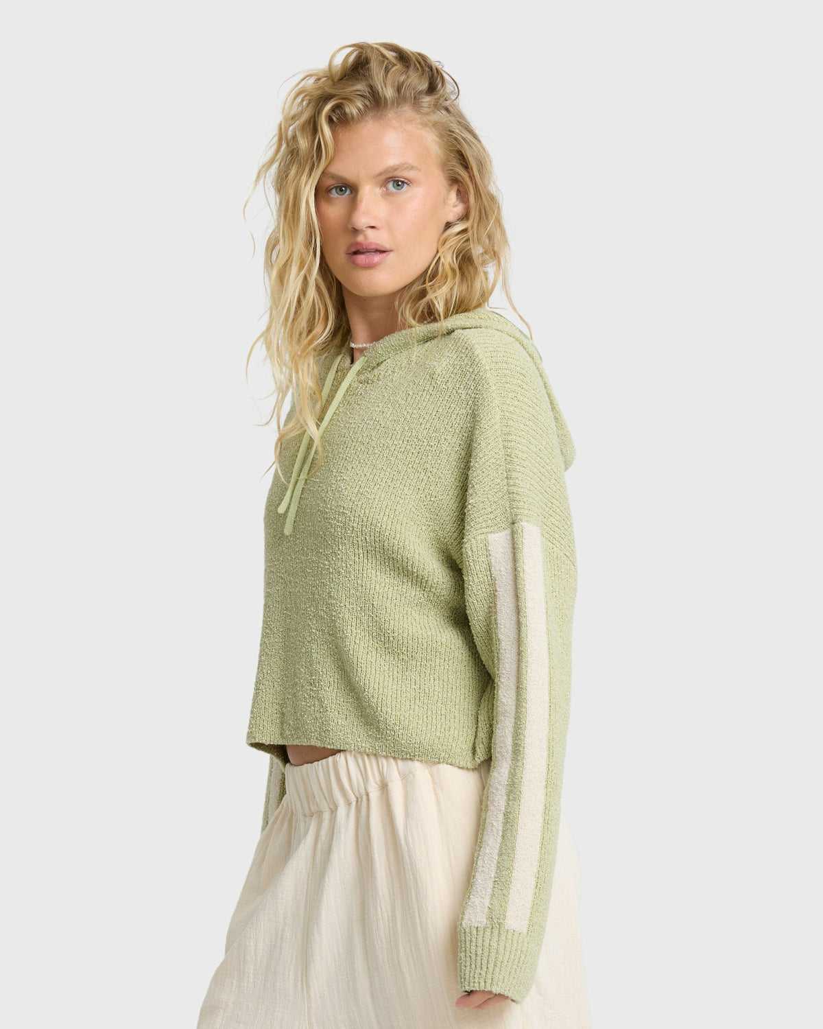 Billabong Women's Dawn Pullover Hoodie - Smoke Green