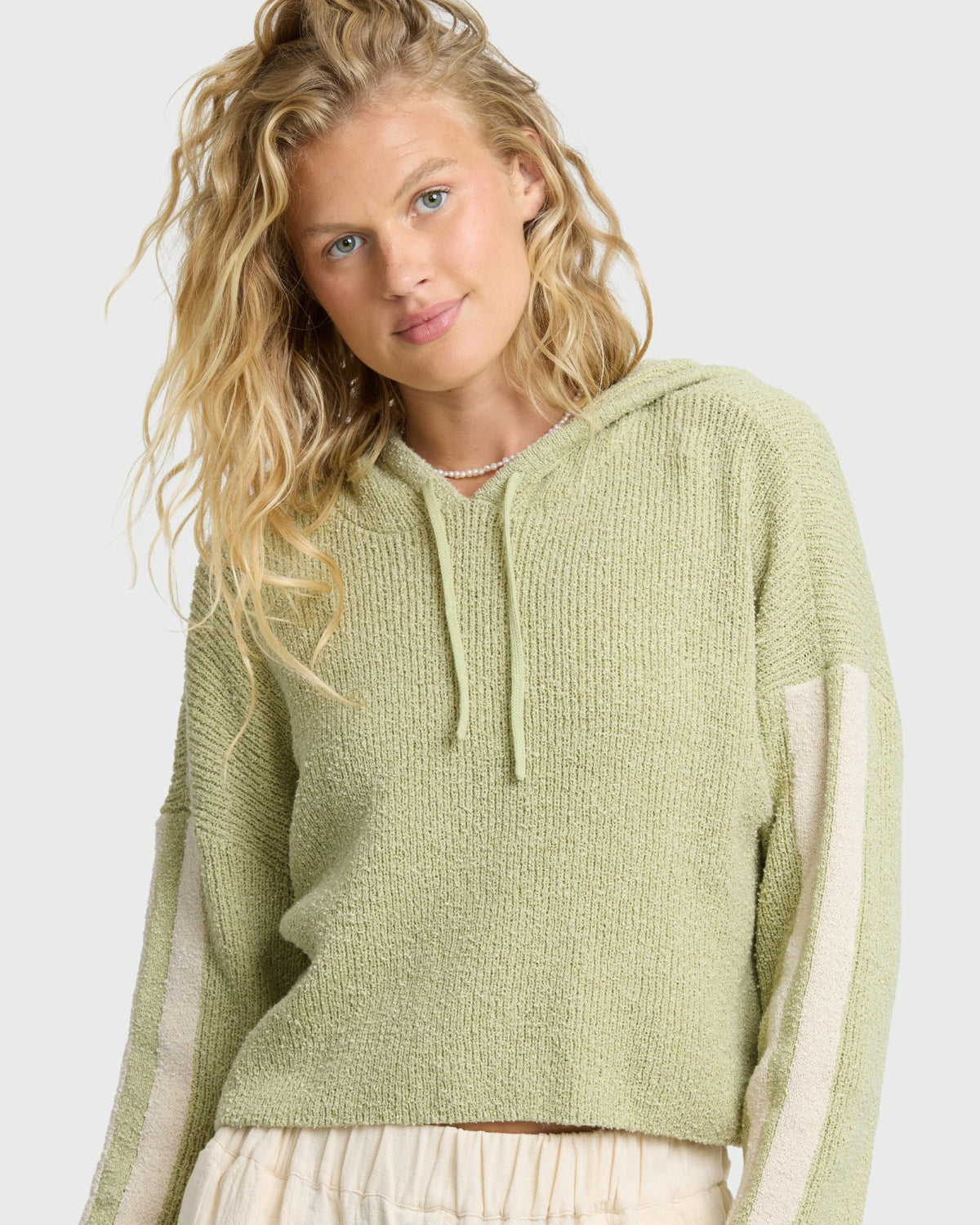Billabong Women's Dawn Pullover Hoodie - Smoke Green