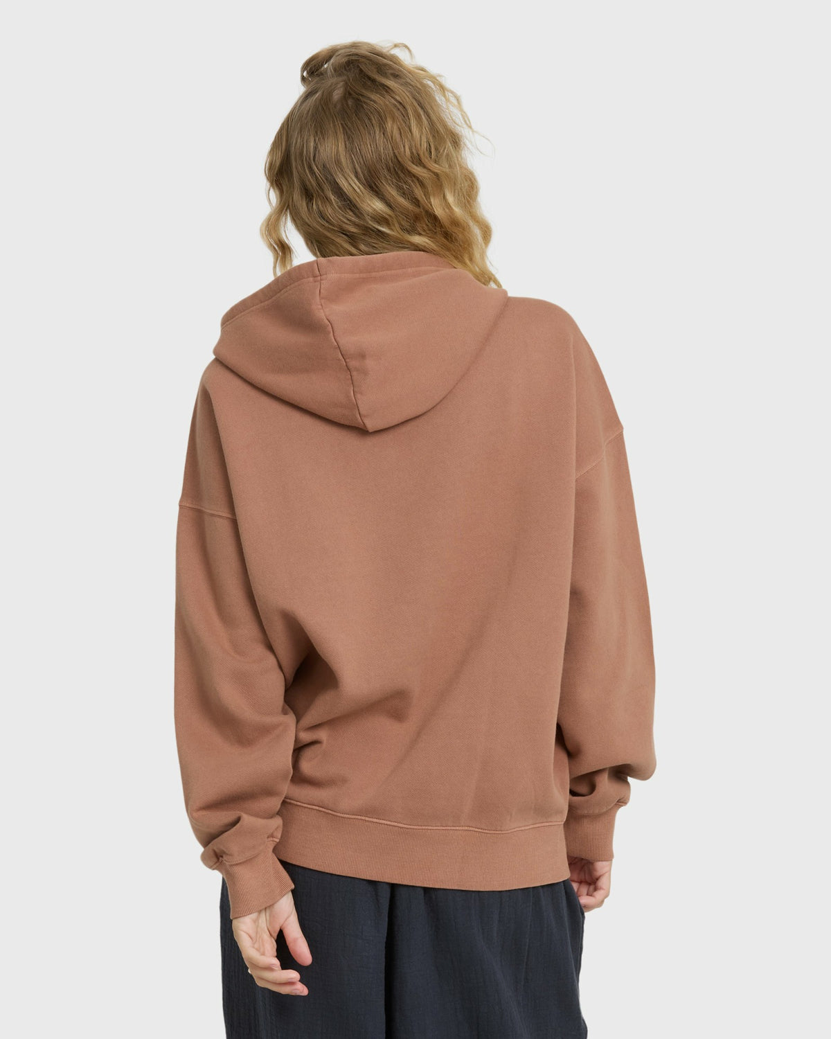 Billabong Women's All Stacked Pullover Hoodie - Sugar Almond