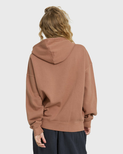 Billabong Women's All Stacked Pullover Hoodie - Sugar Almond
