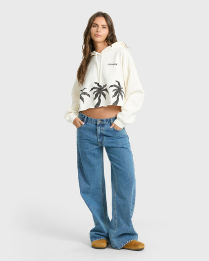 Billabong Women's Spring Break Pullover Hoodie - Salt Crystal