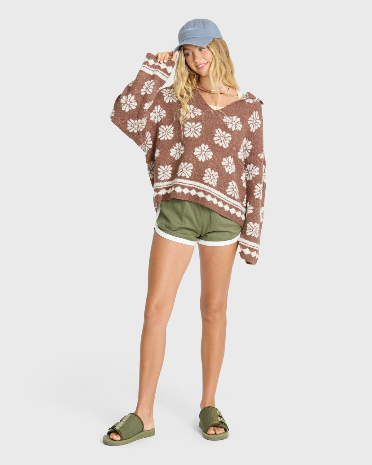Billabong Women's Early Days Knit Sweater - Espresso