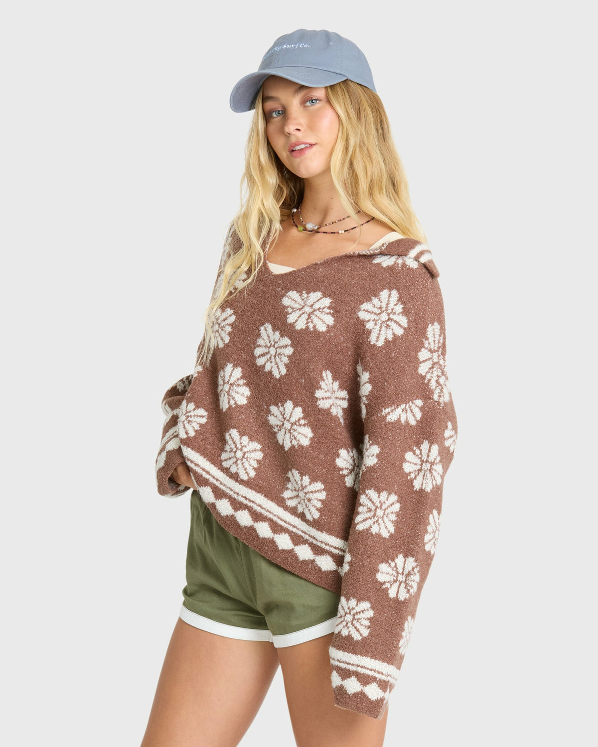 Billabong Women's Early Days Knit Sweater - Espresso