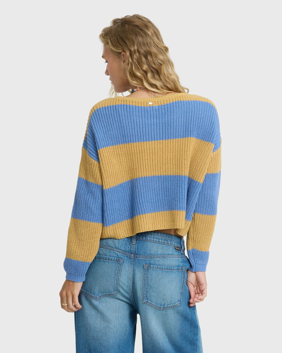Billabong Women's Lit Light Crewneck Sweater - Curry