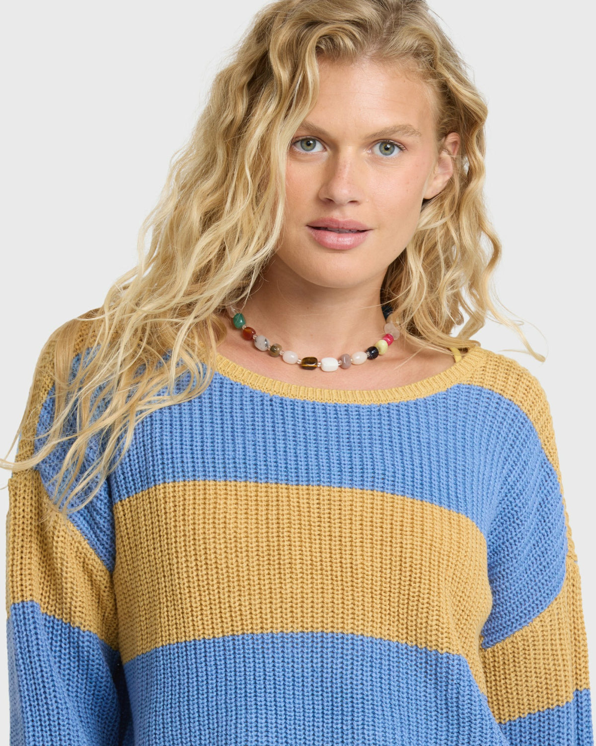Billabong Women's Lit Light Crewneck Sweater - Curry