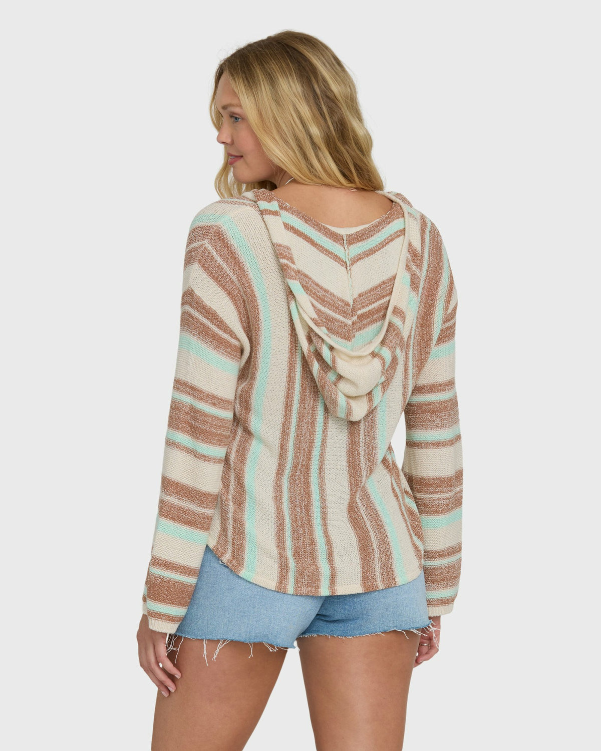 Billabong Women's Baja Beach Hooded Sweater - Sugar Almond