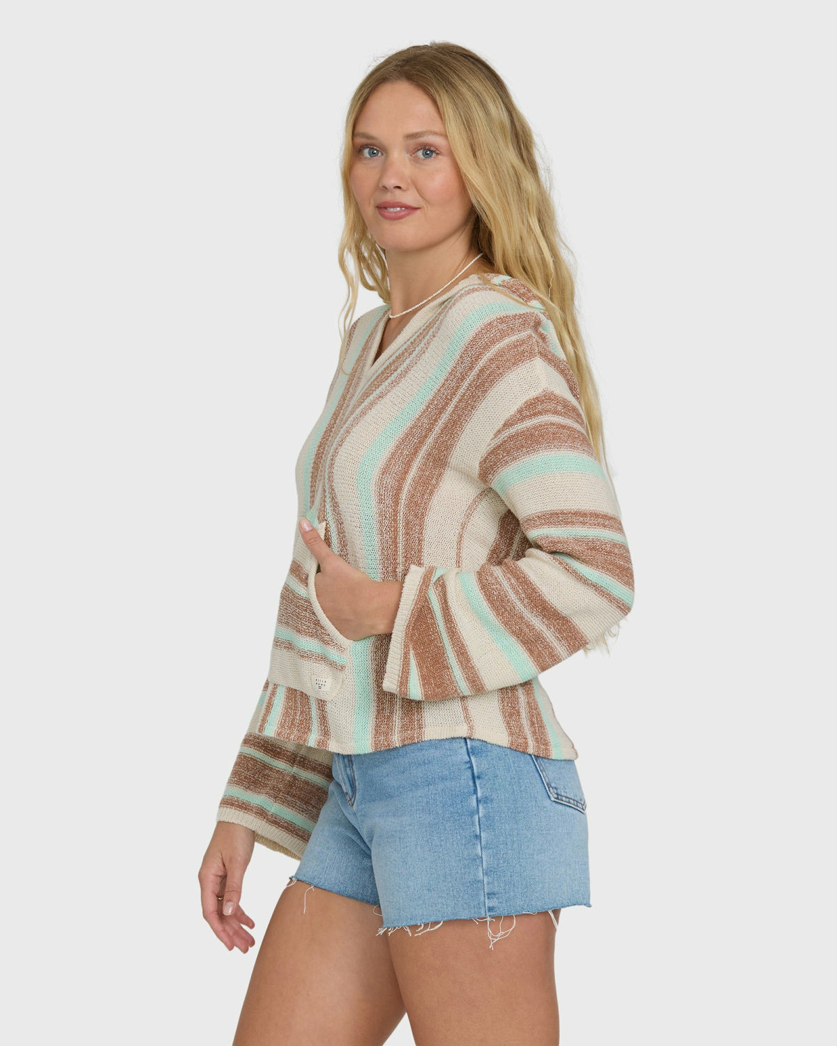 Billabong Women's Baja Beach Hooded Sweater - Sugar Almond