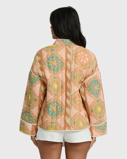 Billabong Women's Folk Story 2 Quilted Jacket - Sand