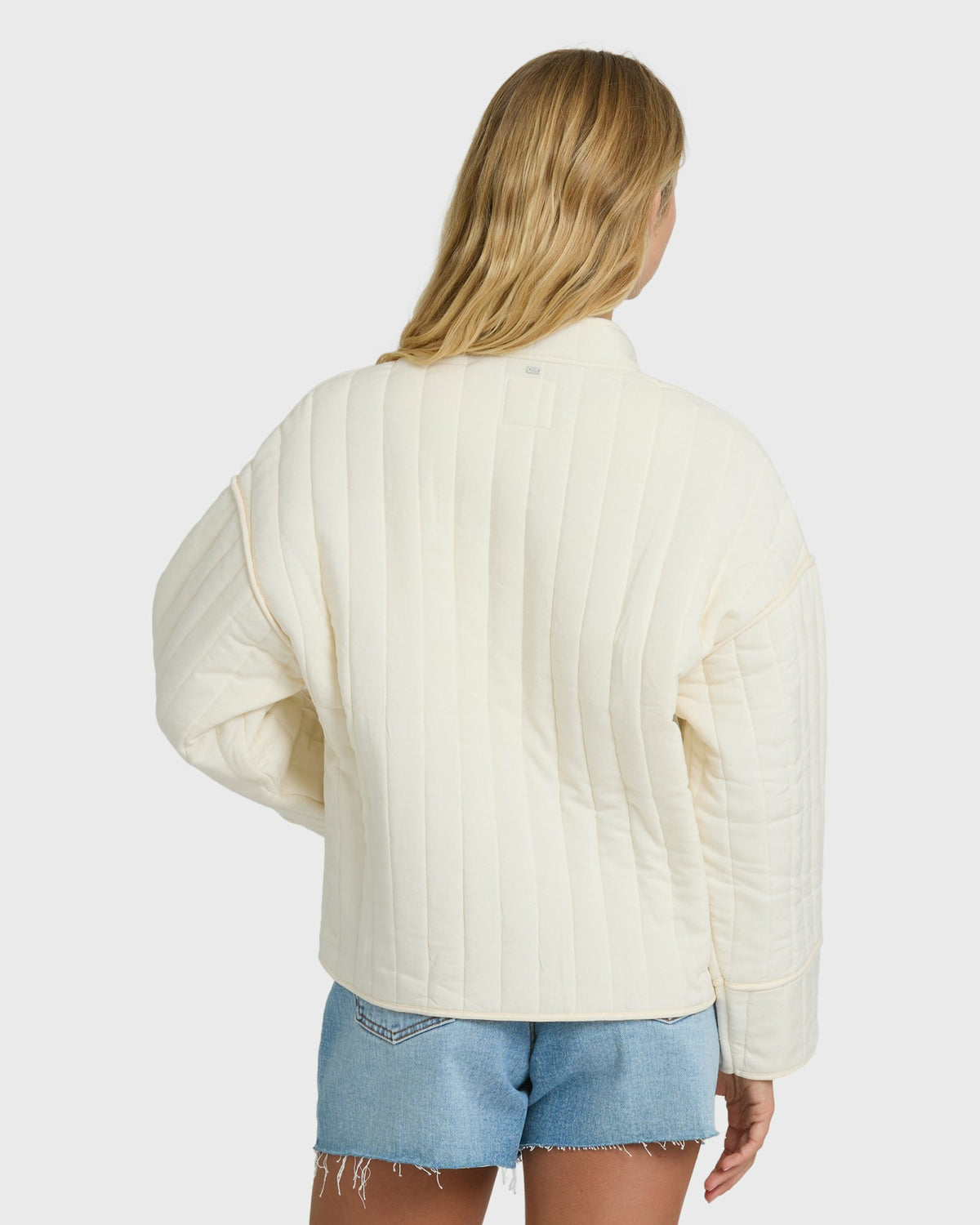 Billabong Women's Folk Story 2 Quilted Jacket - White Cap