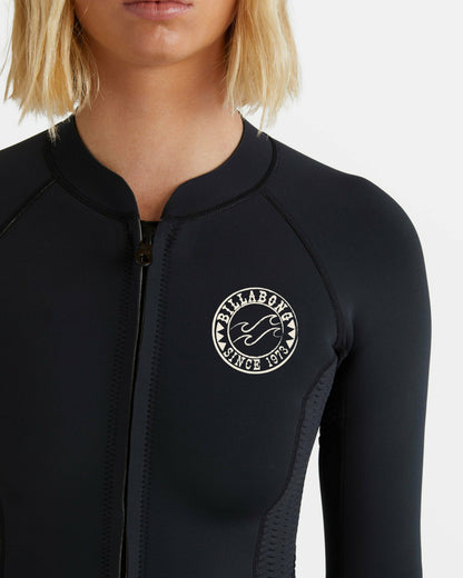 Billabong Women's Peeky Natural Flatlock Jacket - Black