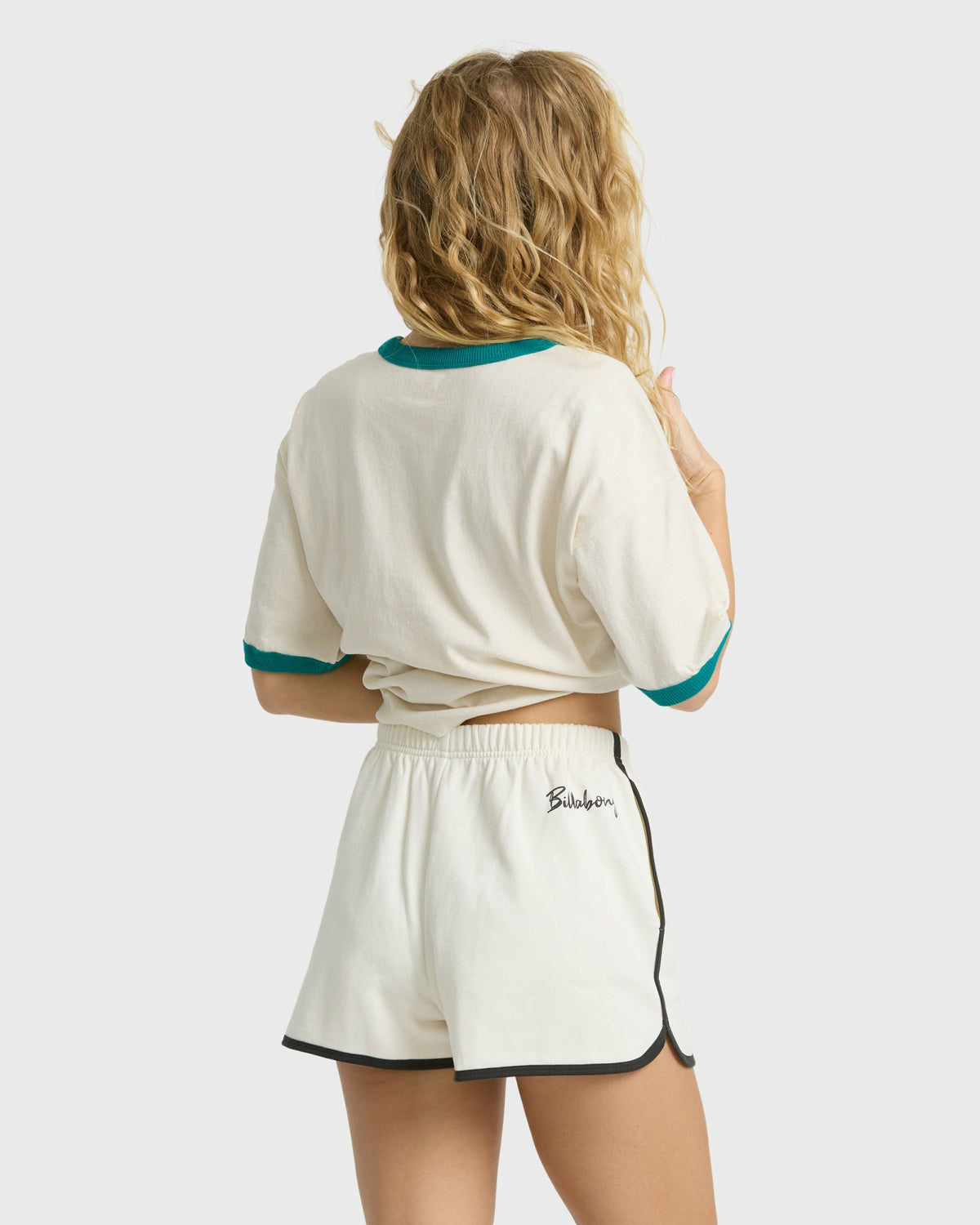 Billabong Women's Spring Break Fleece Shorts - Salt Crystal