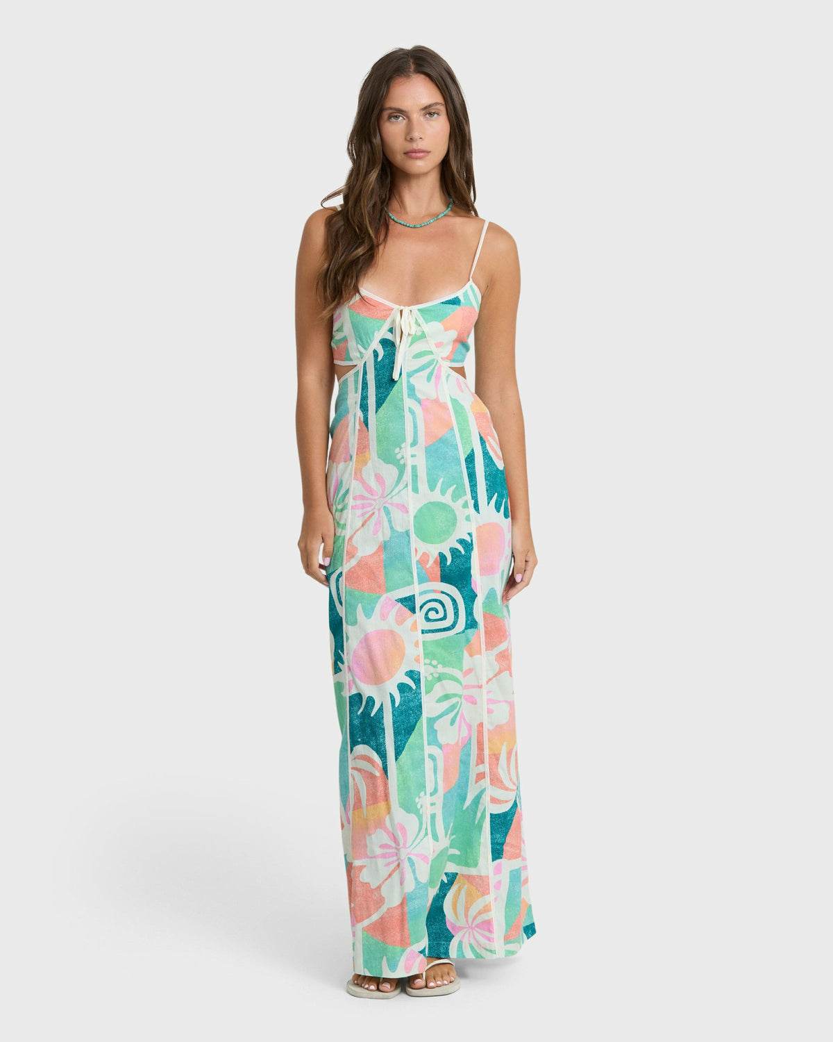 Billabong Women's Blue Horizons Maxi Dress - Misty Blue