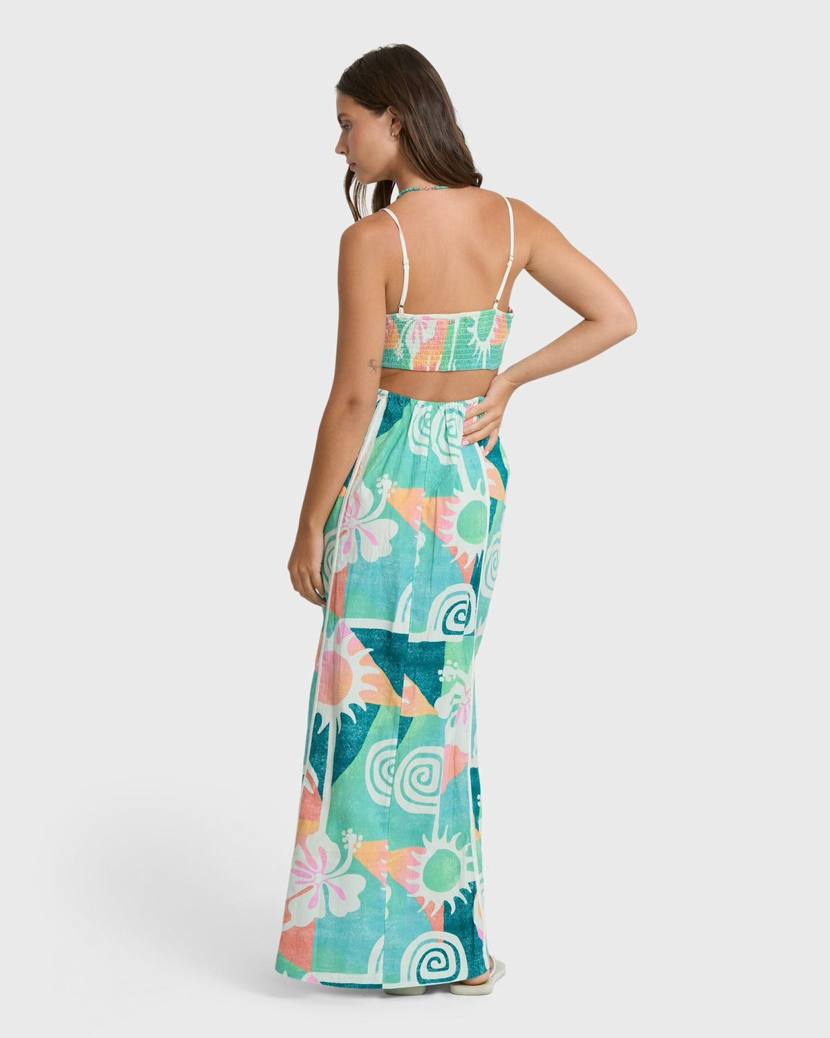 Billabong Women's Blue Horizons Maxi Dress - Misty Blue