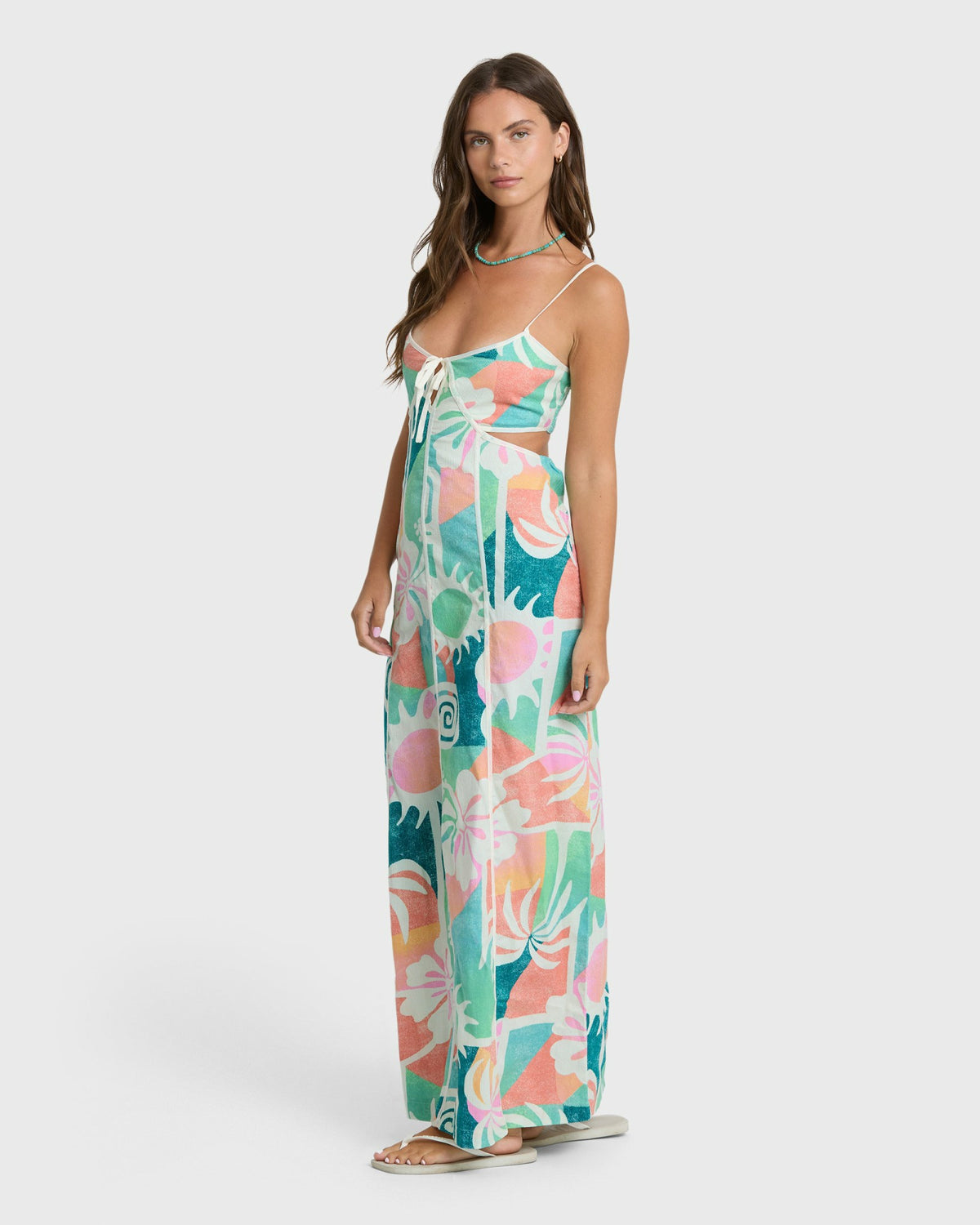Billabong Women's Blue Horizons Maxi Dress - Misty Blue