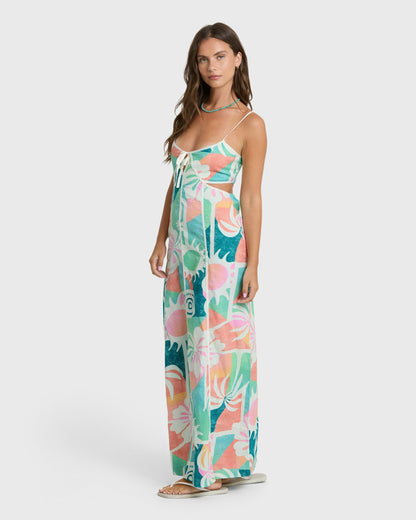 Billabong Women's Blue Horizons Maxi Dress - Misty Blue