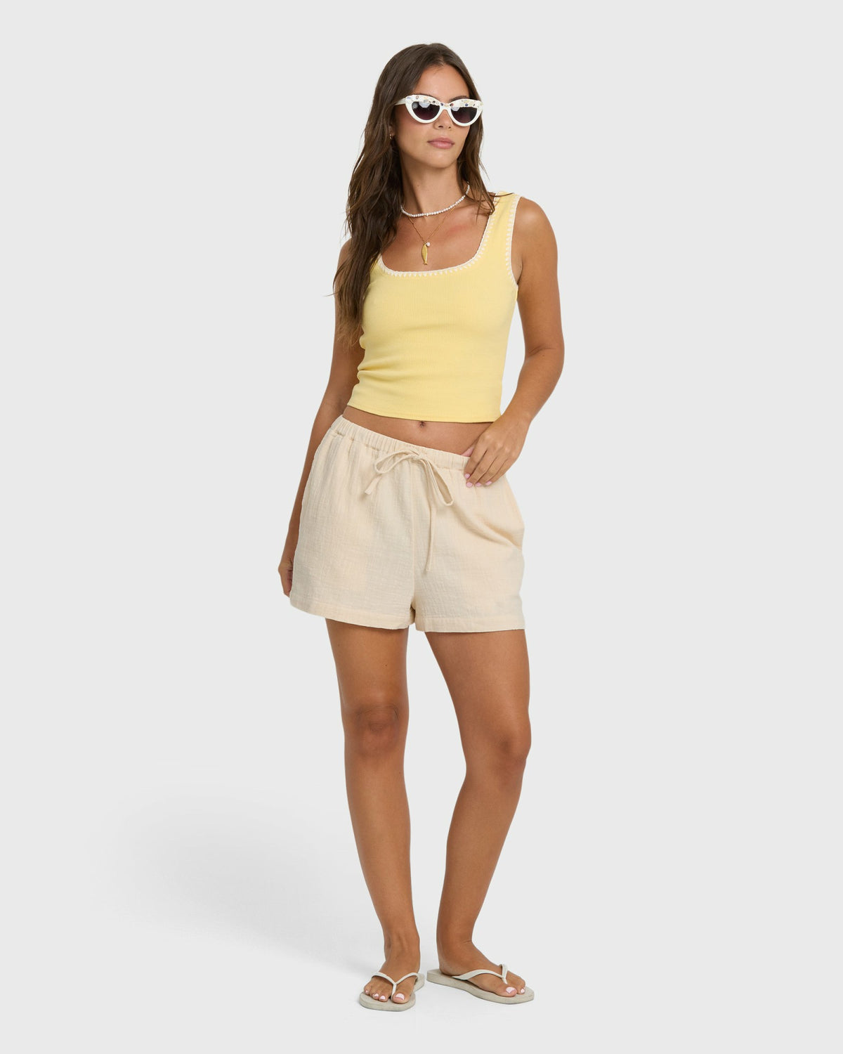 Billabong Women's Wanderer Woven Shorts - Dove