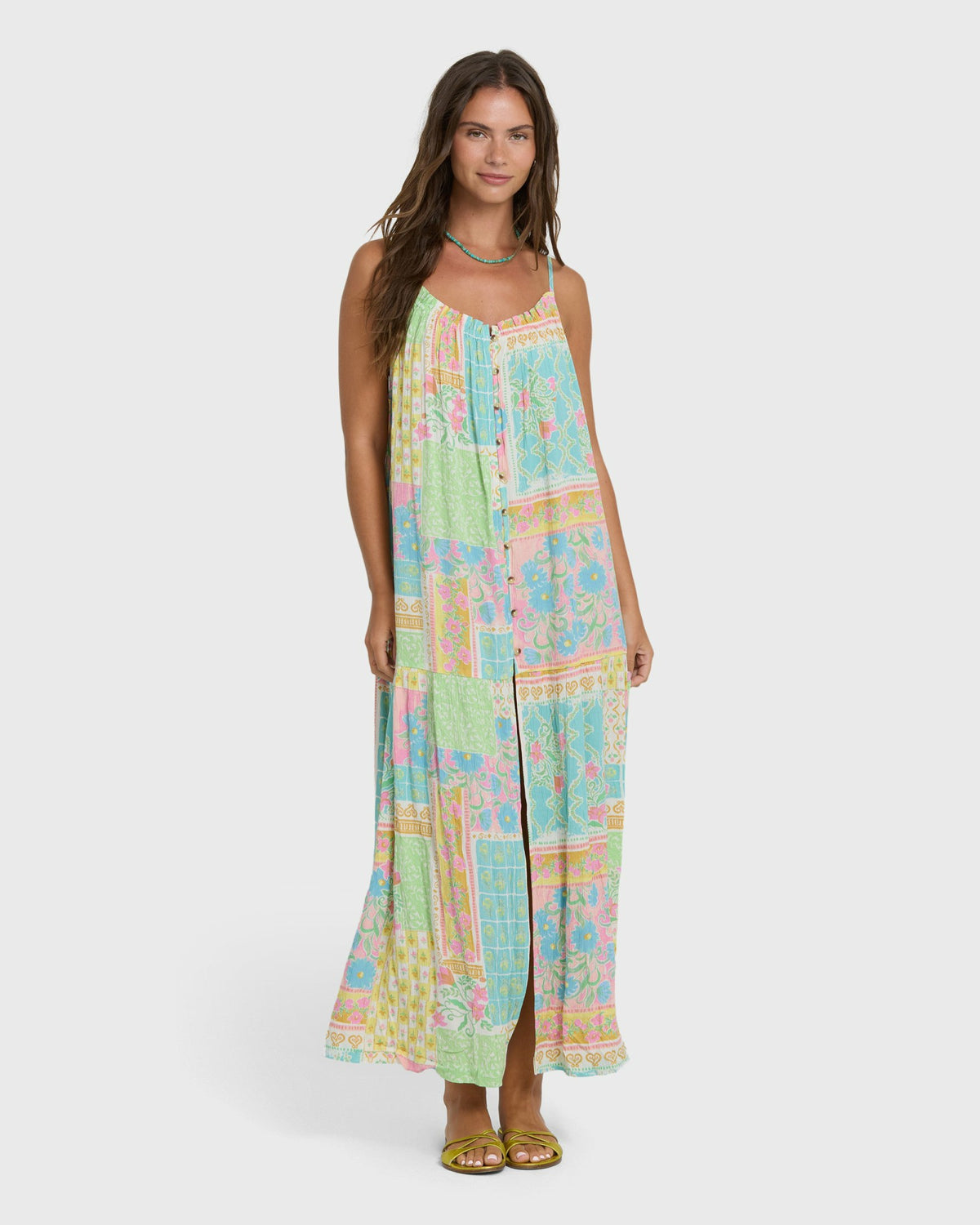 Billabong Women's Perla Maxi Dress - White Multi