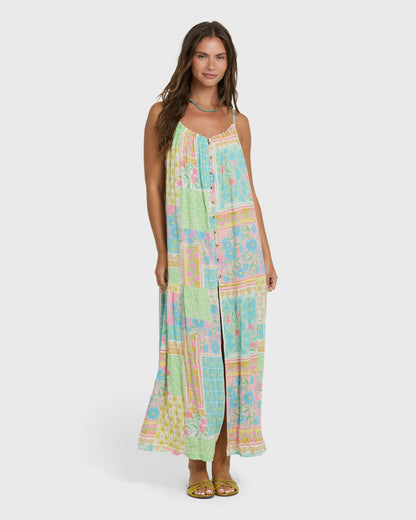 Billabong Women's Perla Maxi Dress - White Multi