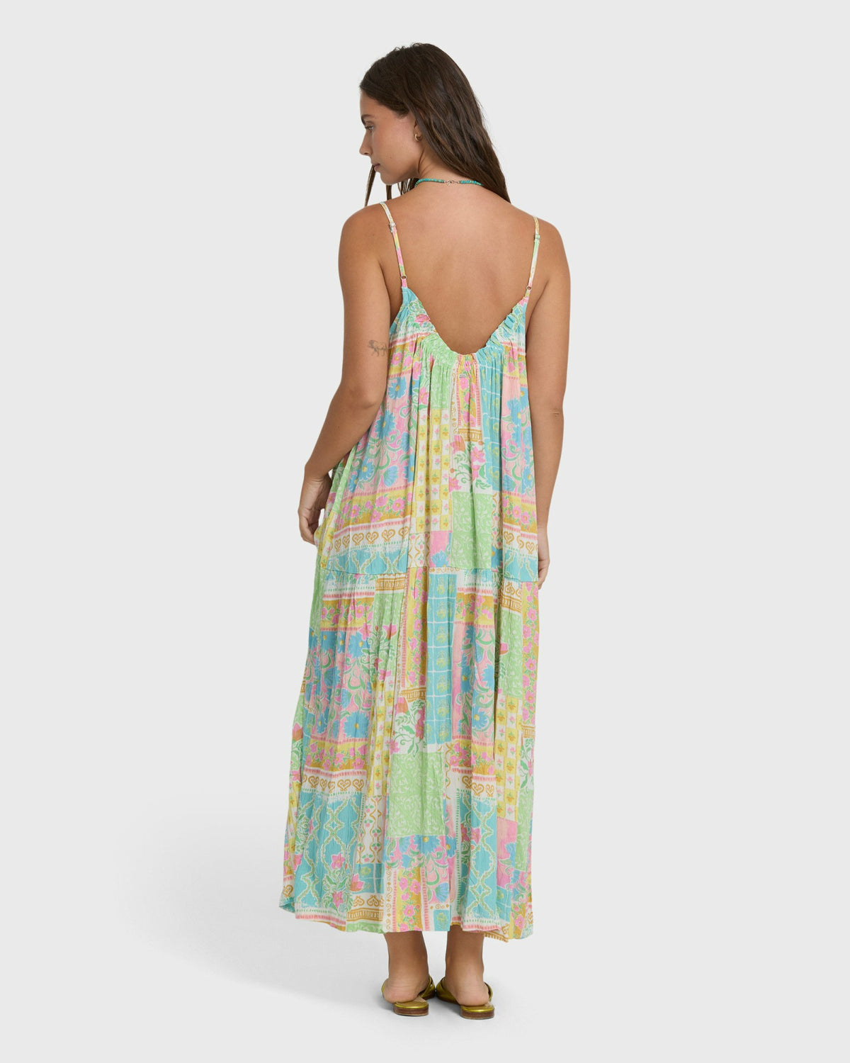 Billabong Women's Perla Maxi Dress - White Multi